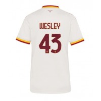 Zenski Nogometni Dres AS Roma Wesley Franca #43 Gostujuci 2026-27 Kratak Rukav